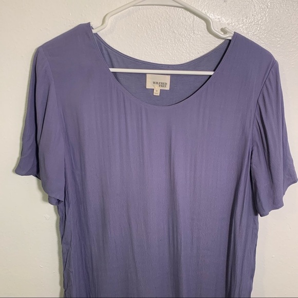 Wilfred Free Aritzia Teigen Dress Purple Gray - Picture 2 of 11